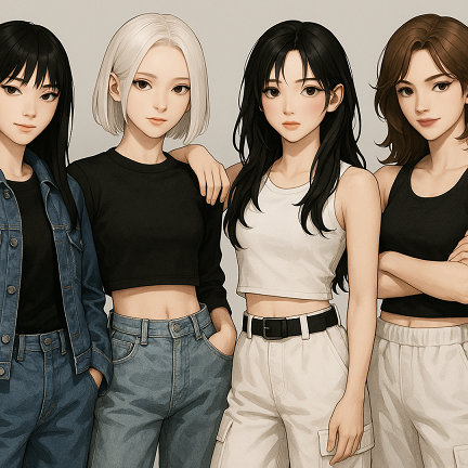 K-POP 아이돌 메인 이미지