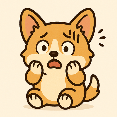 강아지 일러스트