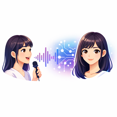 목소리 기반 얼굴 생성 예시